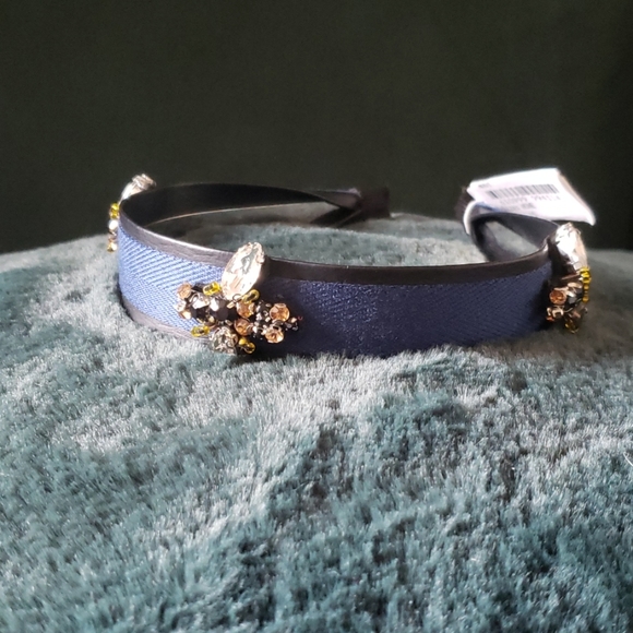 Nordstrom Accessories - NWT Navy Blue with Diamonds Headband